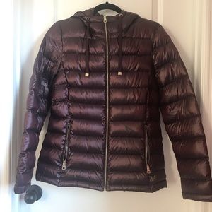 Shiny Purple Puffer Jacket